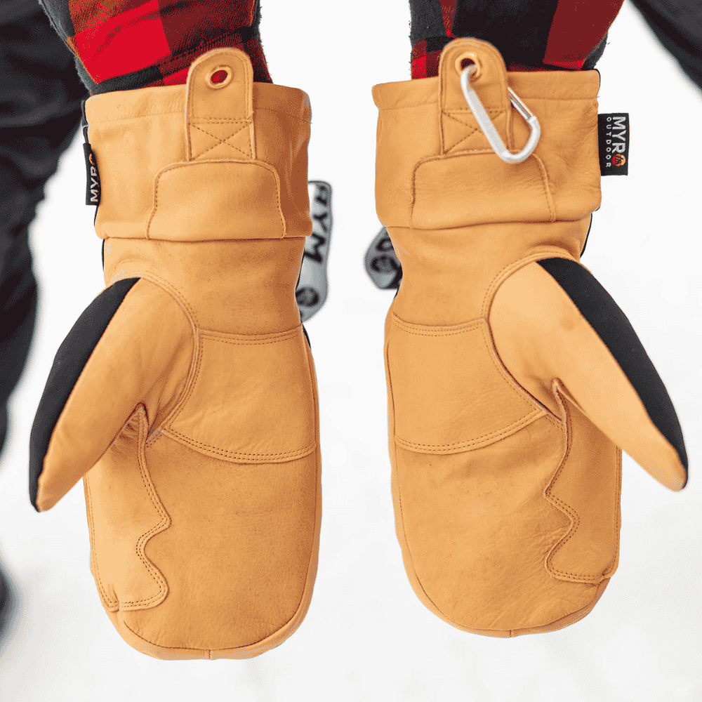 varma vinterhandskar skidor