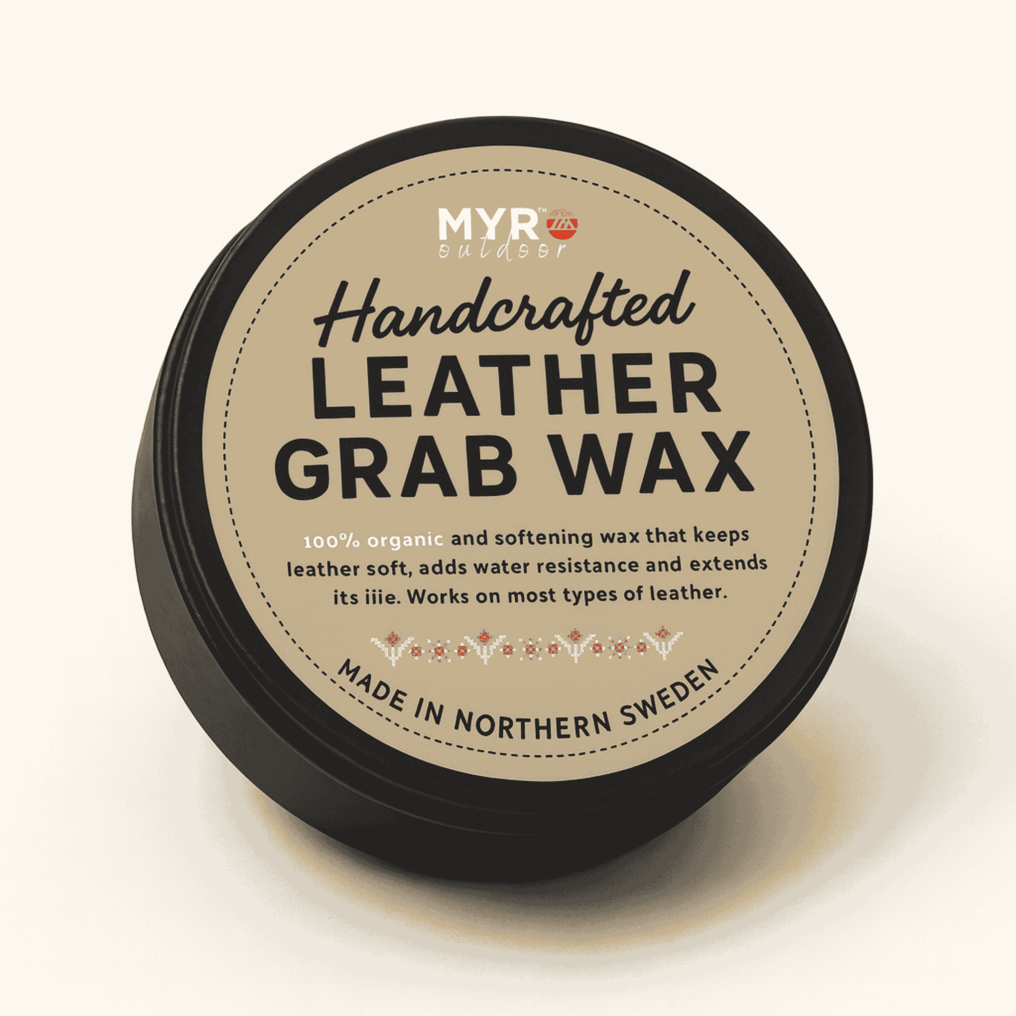 Läder vax för lädervård